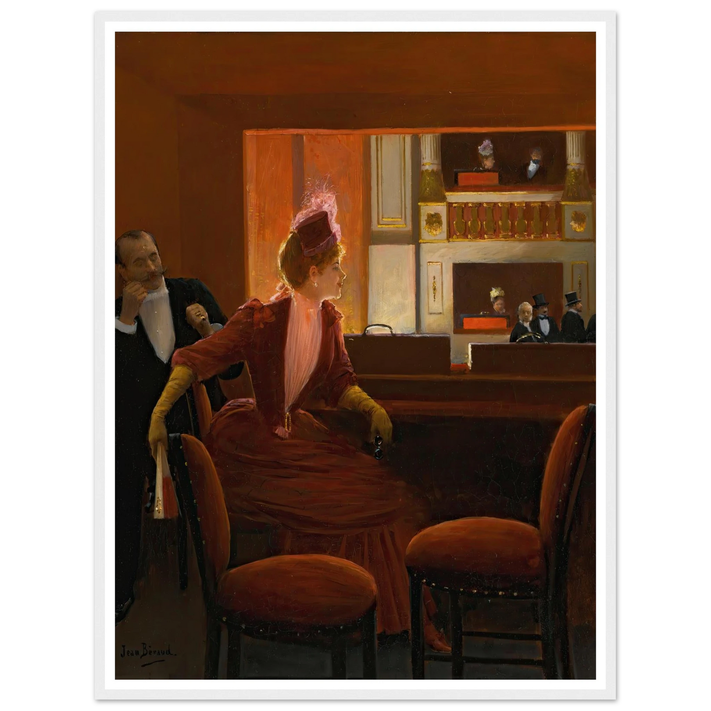 La Loge Art Print | Jean Beraud-Quipham Collections