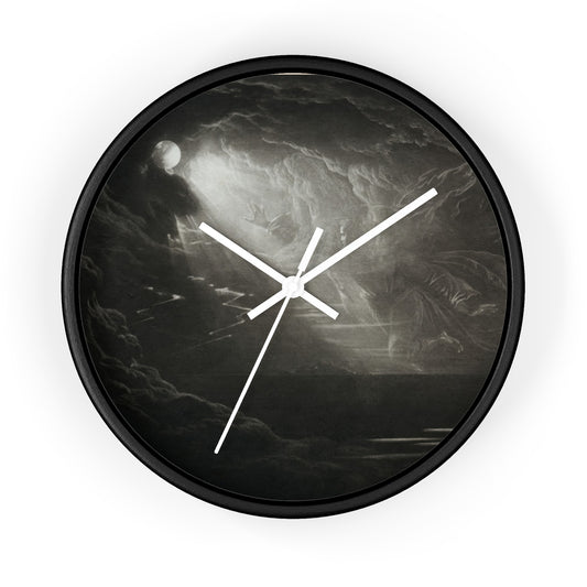 Paradise Lost; The Creation of Light Wall Clock | John Martin-Quipham Collections