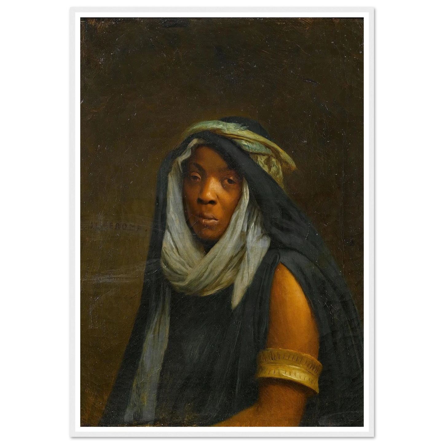 The black servant girl Art Print | Jean Leon Gerome-Quipham Collections