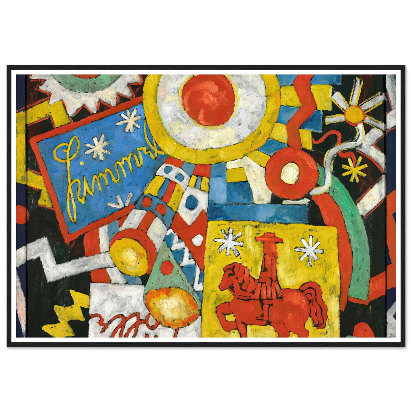 Himmel Sky Object (circa 1914 and circa 1915) Art Print | Marsden Hartley-Quipham Collections