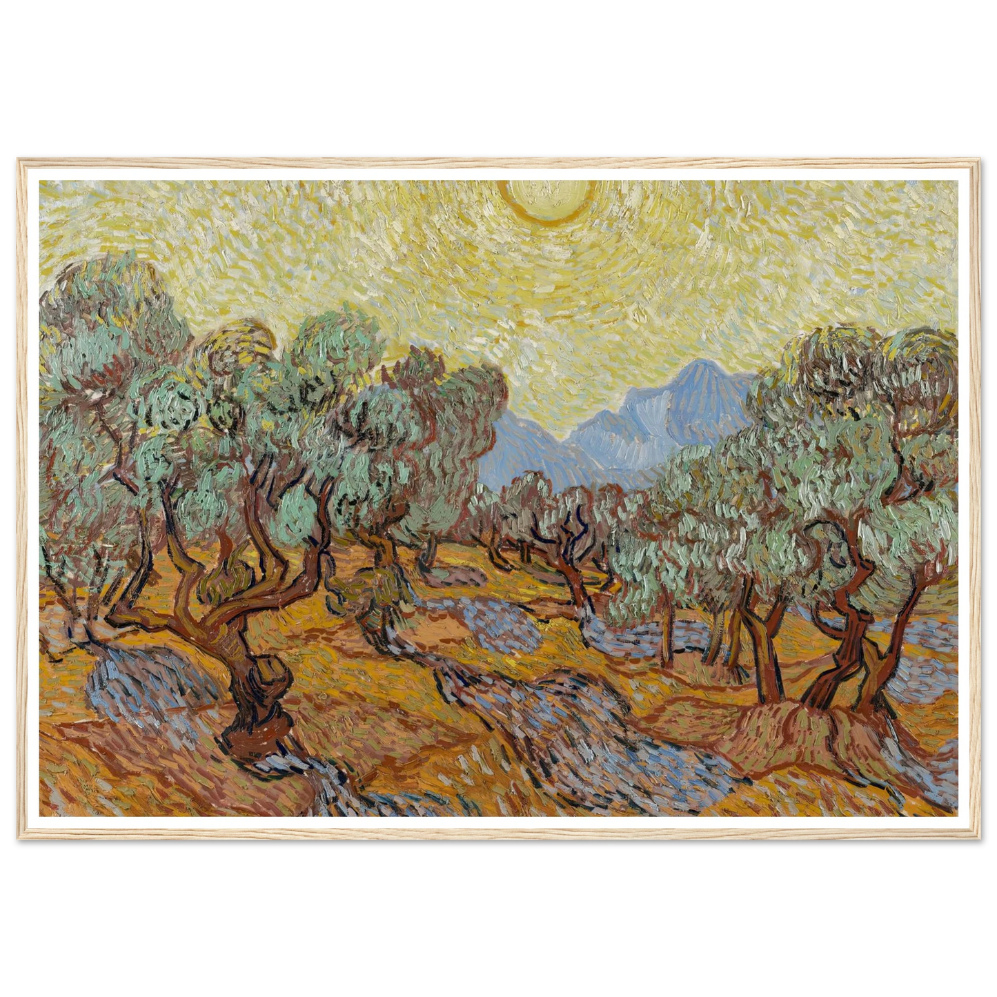 Olive Trees (1889) Art Print | Vincent van Gogh-Quipham Collections