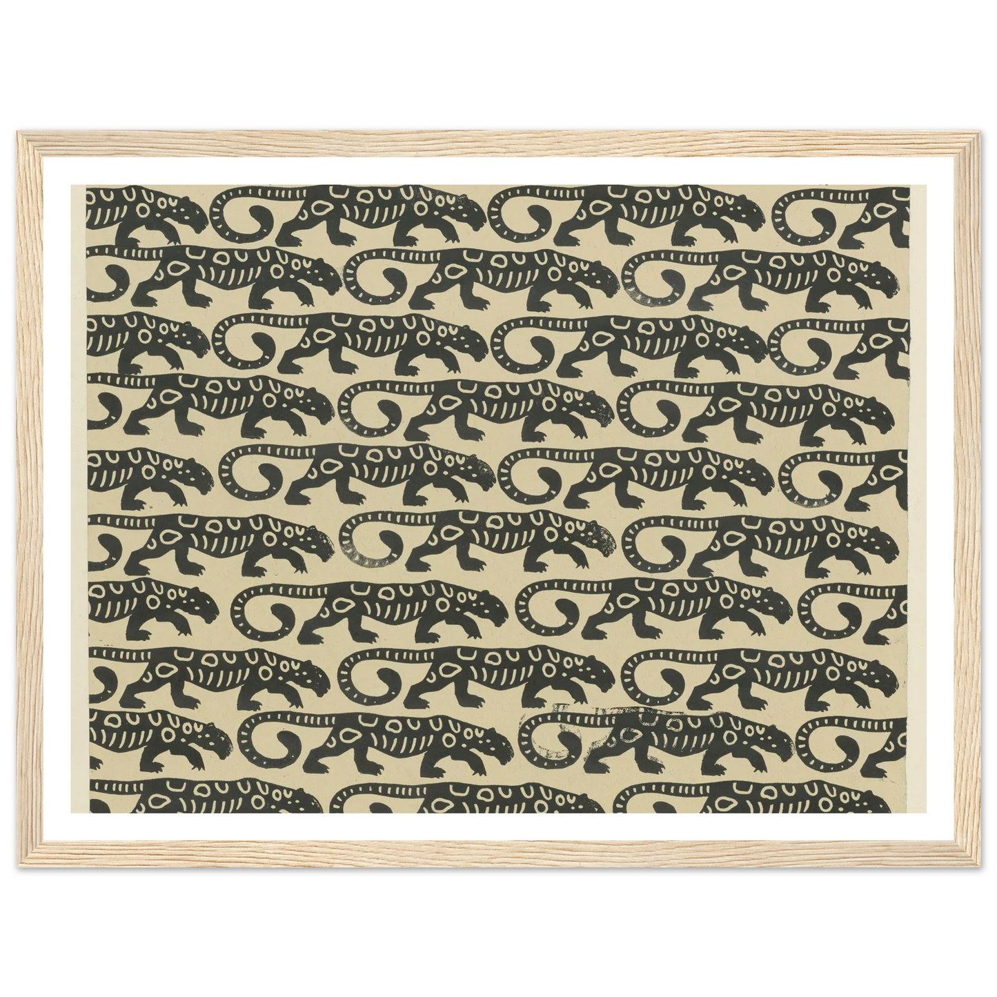 Buntpapier (Leoparden) (1902 - 1906) Art Print | Maria von Uchatius-Quipham Collections