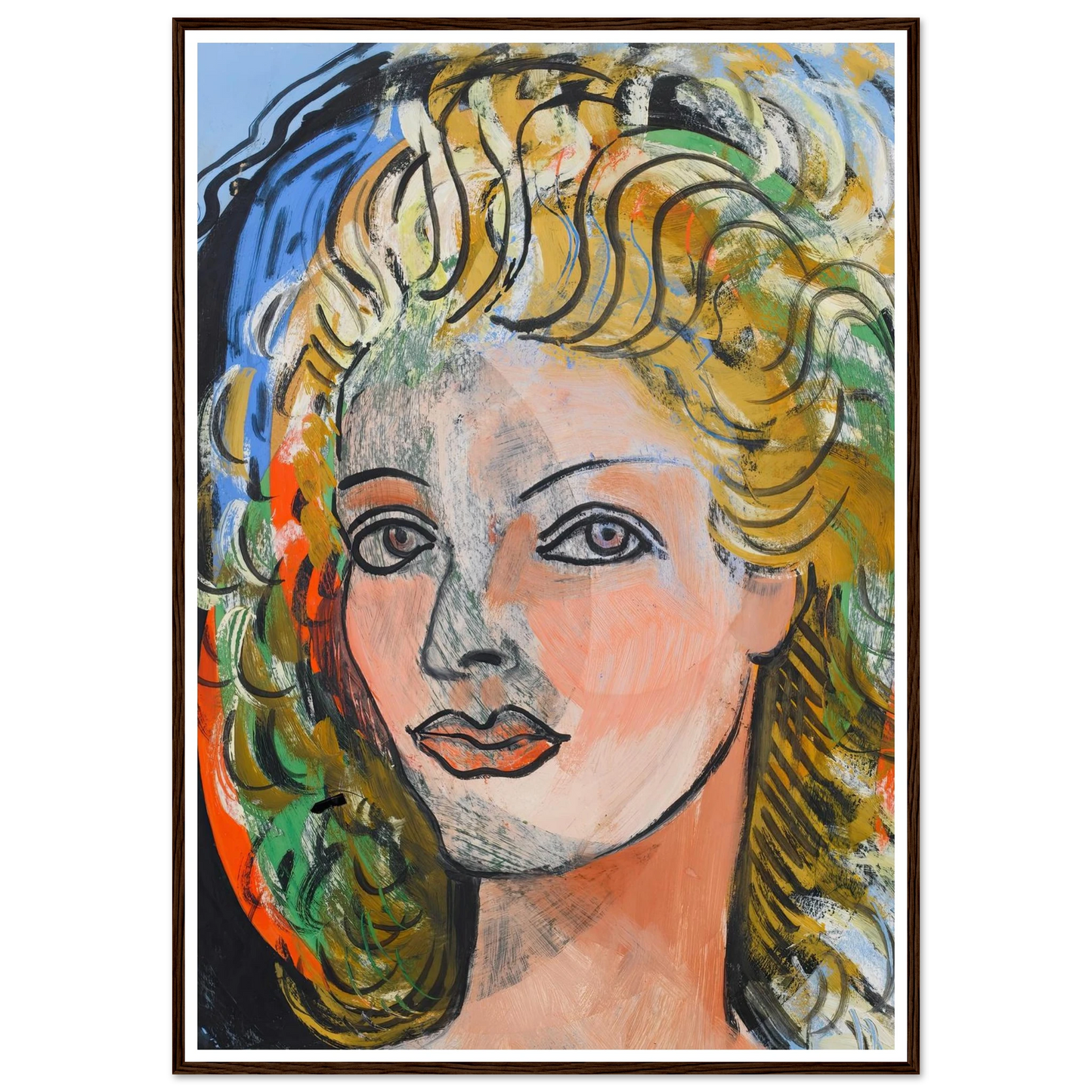 La blonde (circa 1940-1946) Art Print | Francis Picabia-Quipham Collections
