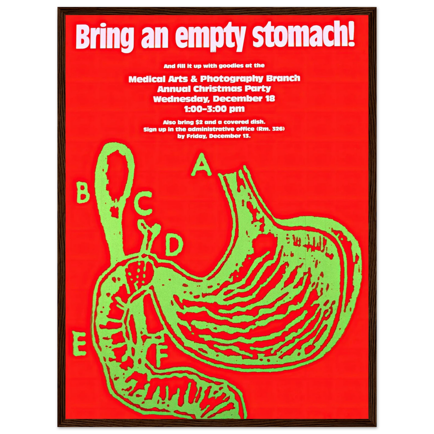 Bring an empty stomach! Art Print | National Institutes of Health-Quipham Collections
