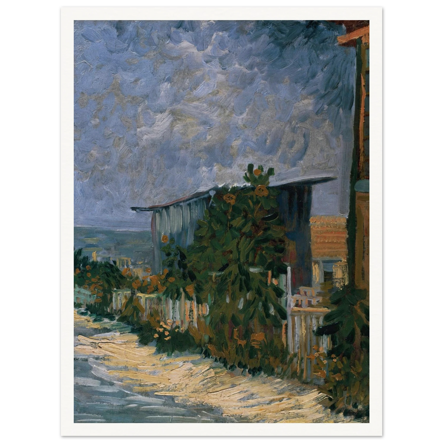 Shelter on Montmartre (1887) Art Print | Vincent van Gogh-Quipham Collections