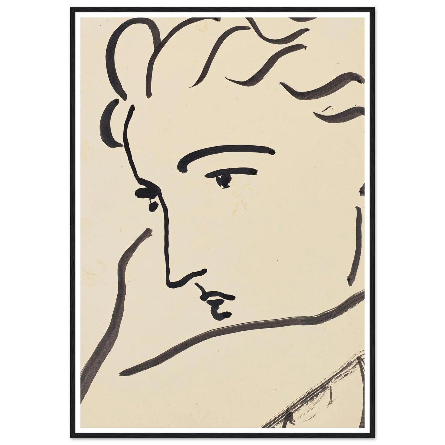 Profil de femme (1946) Art Print | Henri Matisse-Quipham Collections