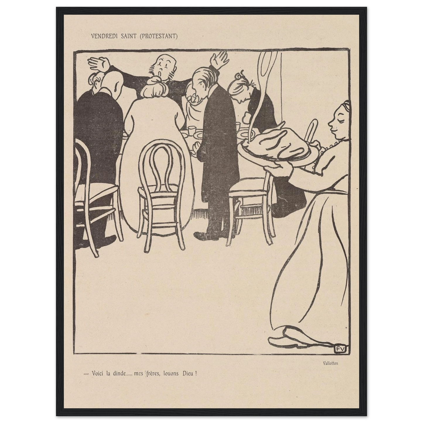 17 avril 1903 Art Print | Felix Vallotton-Quipham Collections