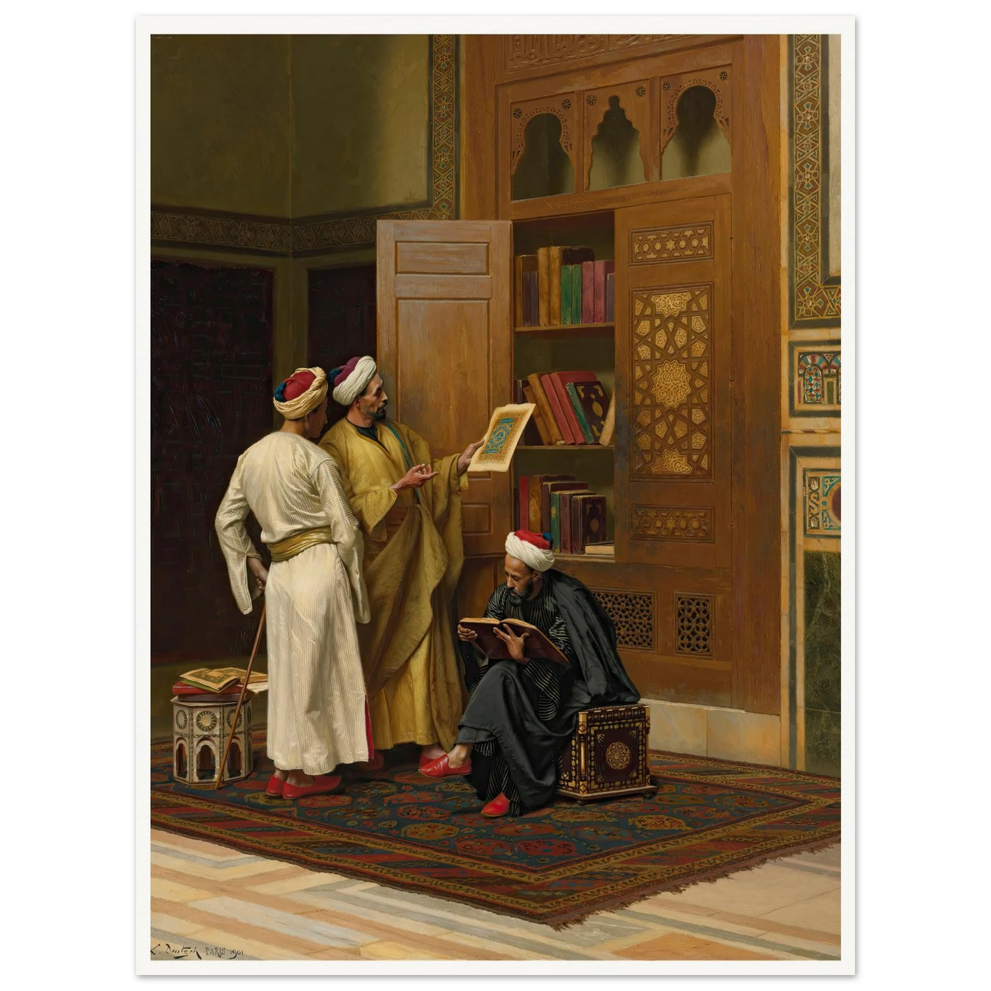 The Scholars (1901) Art Print | Ludwig Deutsch-Quipham Collections