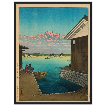 Hizen Yobuko no asa (Morning in Yobuko, Hizen) (1948) Art Print | Kawase Hasui-Quipham Collections