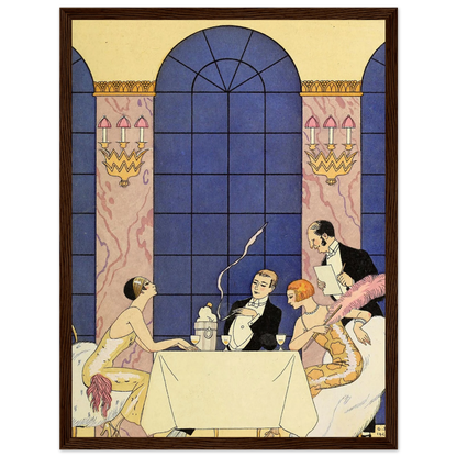 Falbalas et fanfreluches, La Gourmandise (1925) Art Print | George Barbier-Quipham Collections
