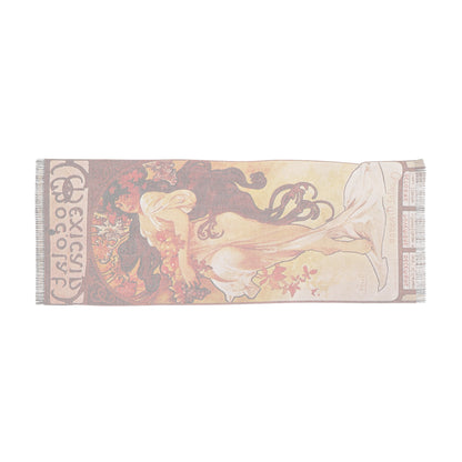 Autumn | Alphonse Mucha Scarf – Art Nouveau Scarf-Quipham Collections