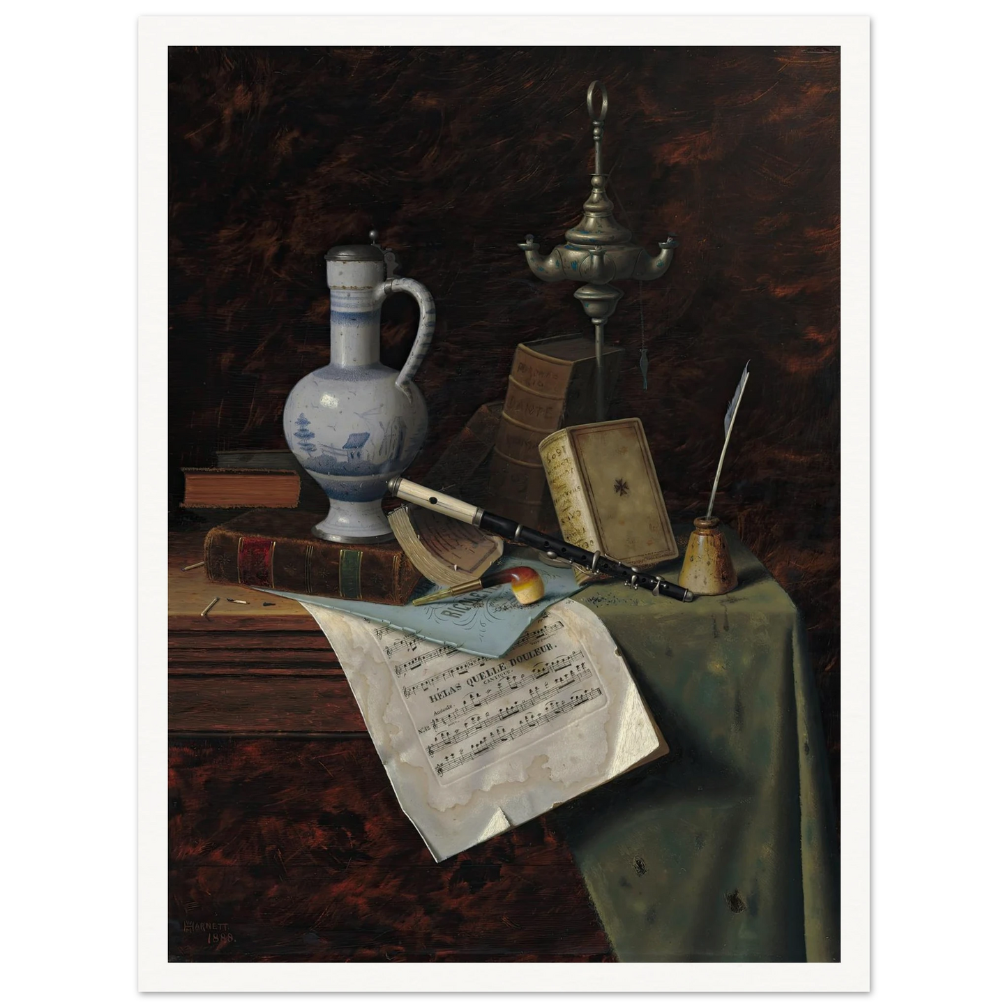 My Gems (1888) Art Print | William Michael Harnett-Quipham Collections