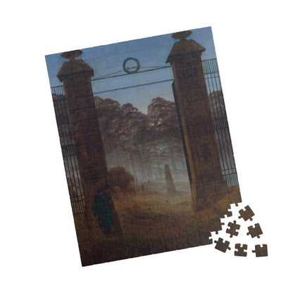 The Cemetary Puzzle | Caspar David Friedrich-Quipham Collections