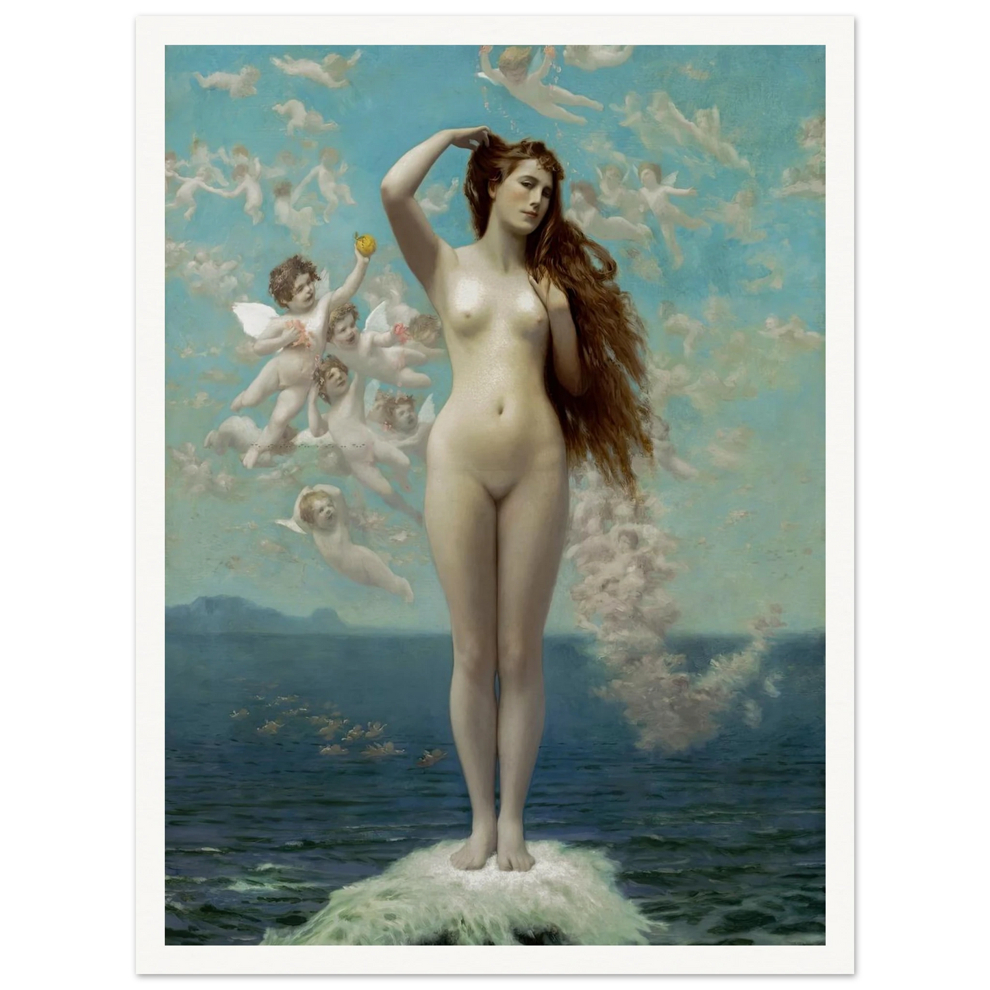 Venus Rising (1890) Art Print | Jean Leon Gerome-Quipham Collections