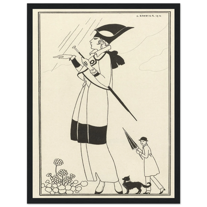 Tailleur de ratin (1914) Art Print | George Barbier-Quipham Collections