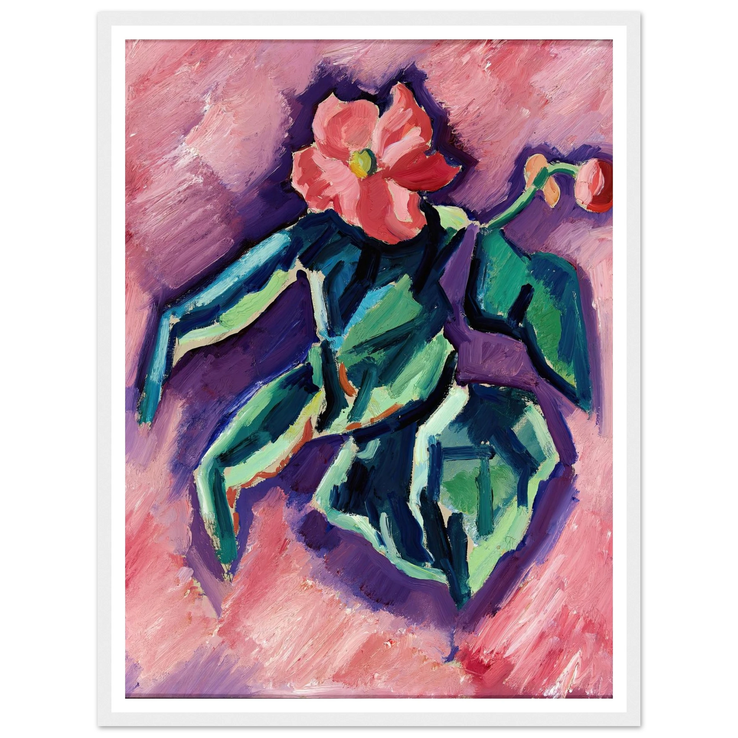 Pink Begonias (1928-1929) Art Print | Marsden Hartley-Quipham Collections