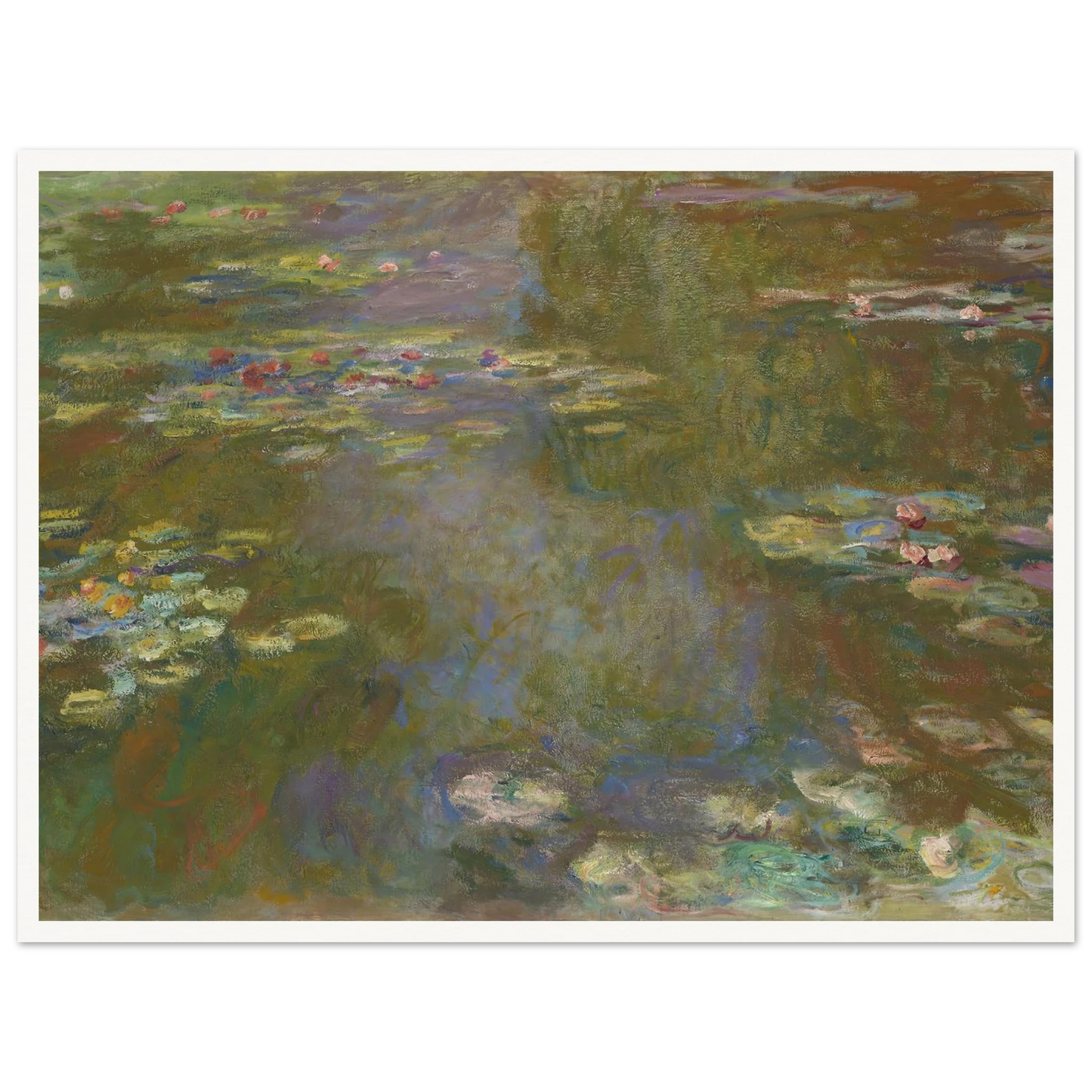 Water Lily Pond (1917-19) Art Print | Claude Monet-Quipham Collections