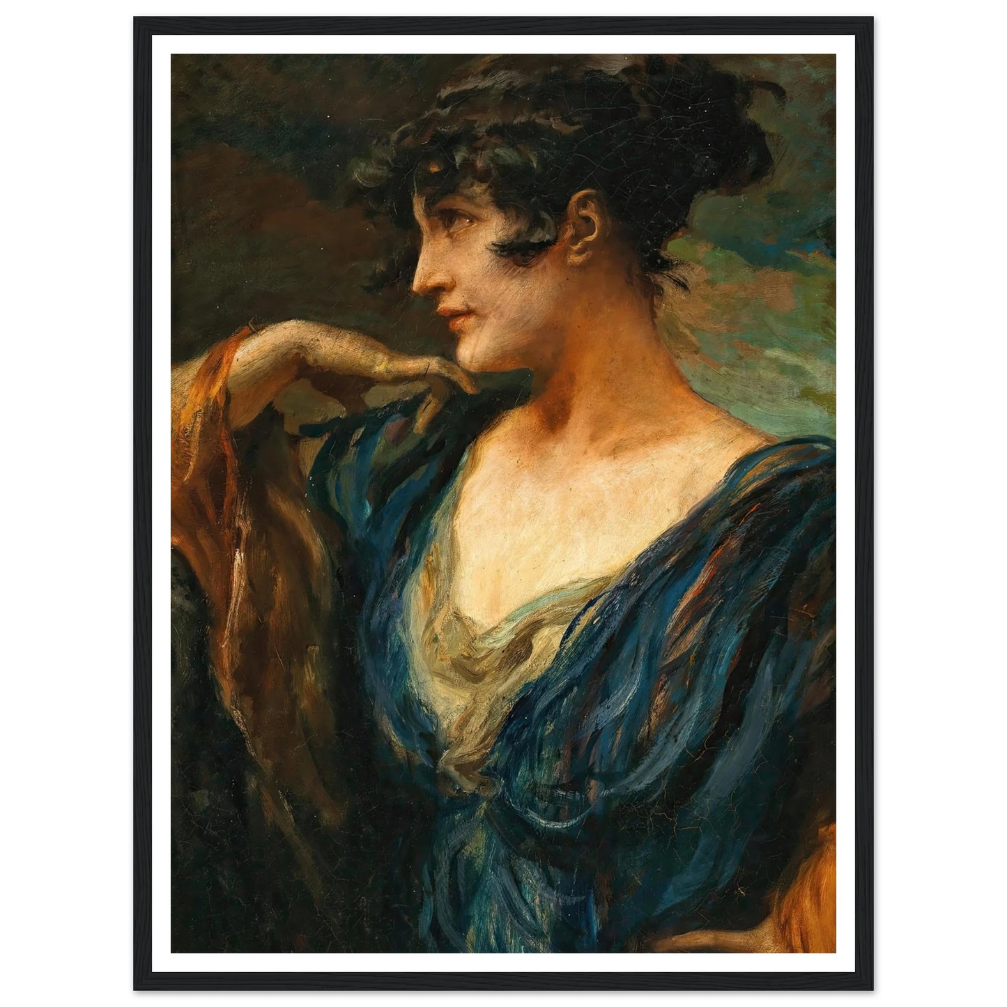 A Young Beauty, Art Print | Leopold Schmutzler-Quipham Collections