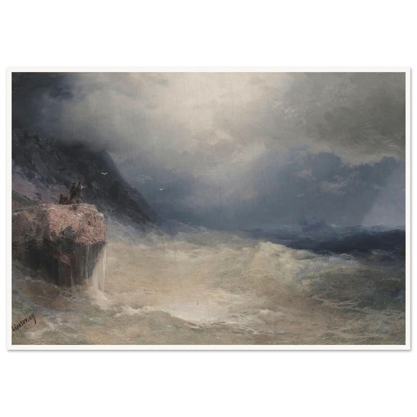 The Survivor Art Print | Ivan Konstantinovich Aivazovsky-Quipham Collections