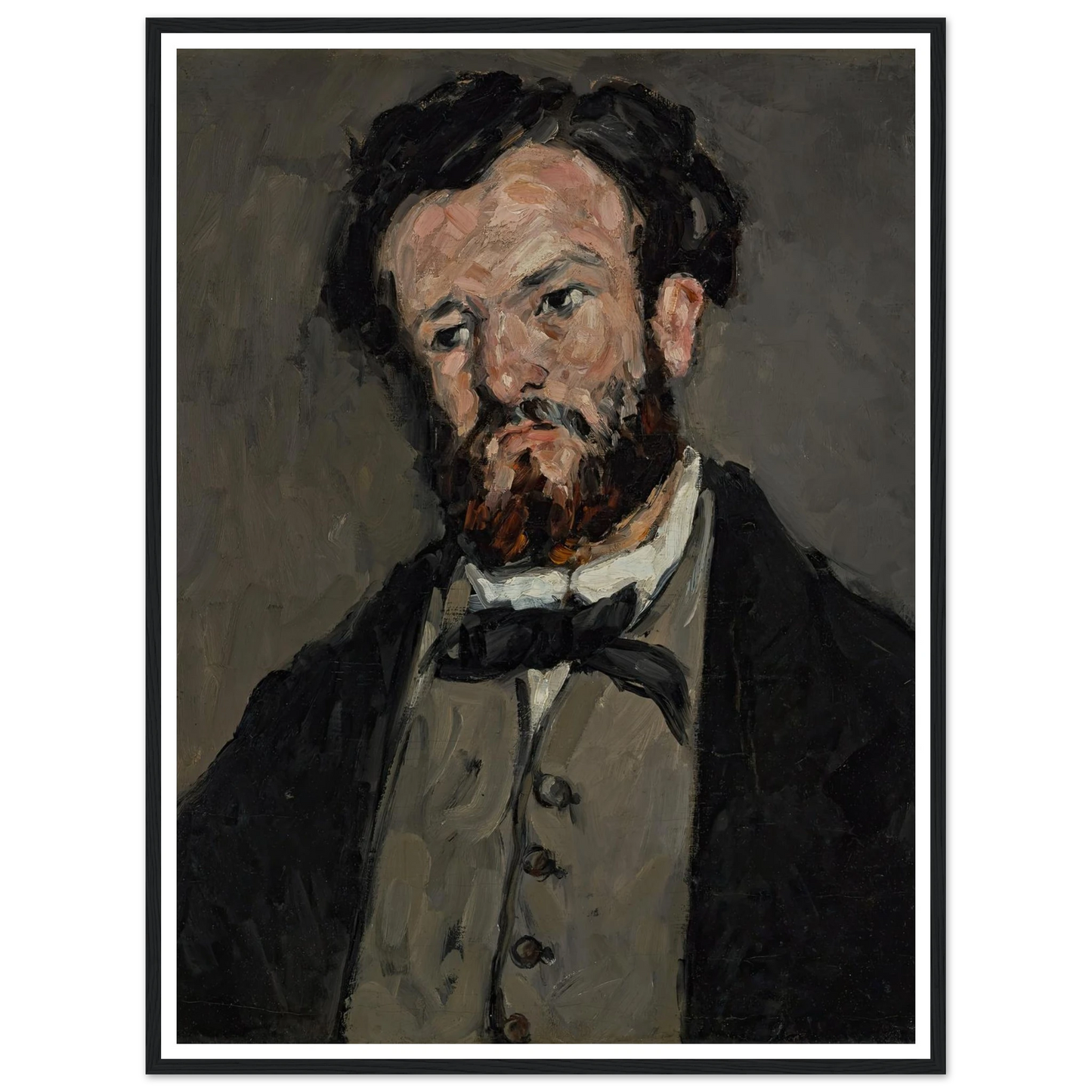 Portrait of Anthony Valabrègue Art Print | Paul Cezanne-Quipham Collections