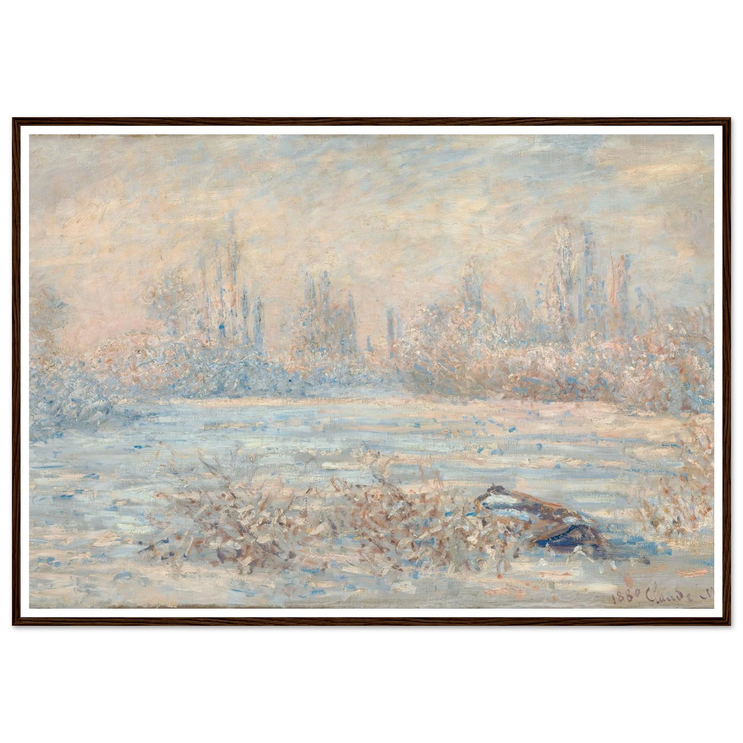 Le Givre (1880) Art Print | Claude Monet-Quipham Collections