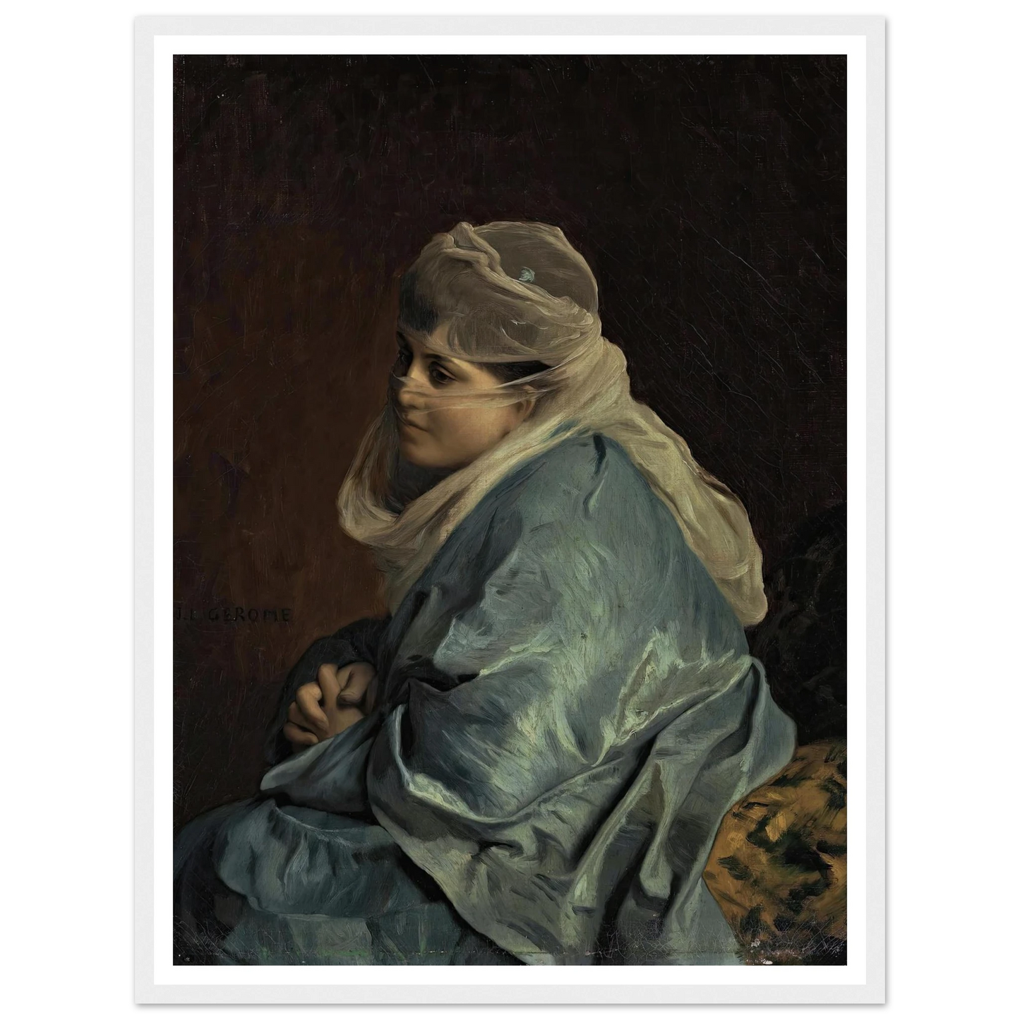 Woman of Constantinople Art Print | Jean Leon Gerome-Quipham Collections