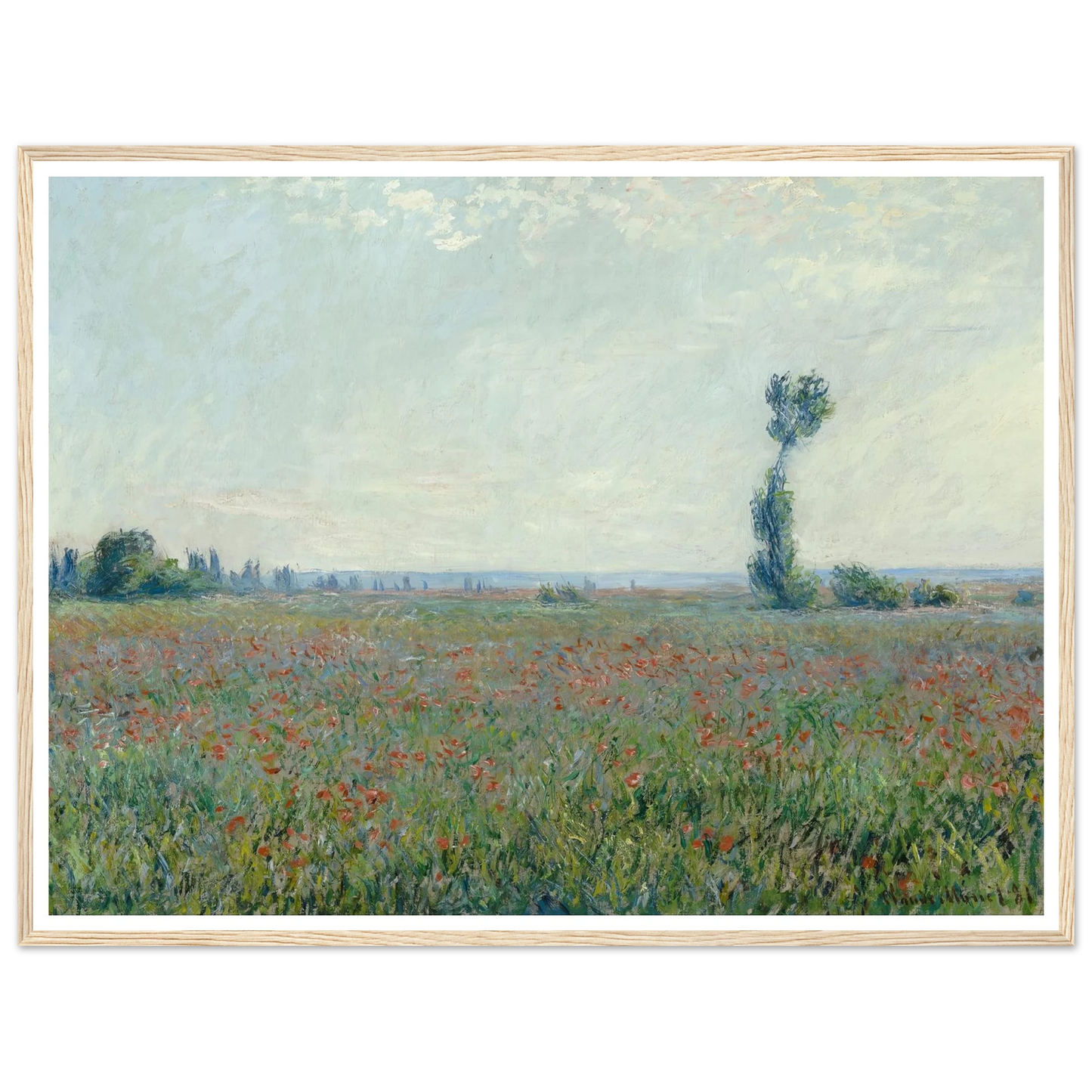 Poppy Field 2 Art Print | Claude Monet-Quipham Collections