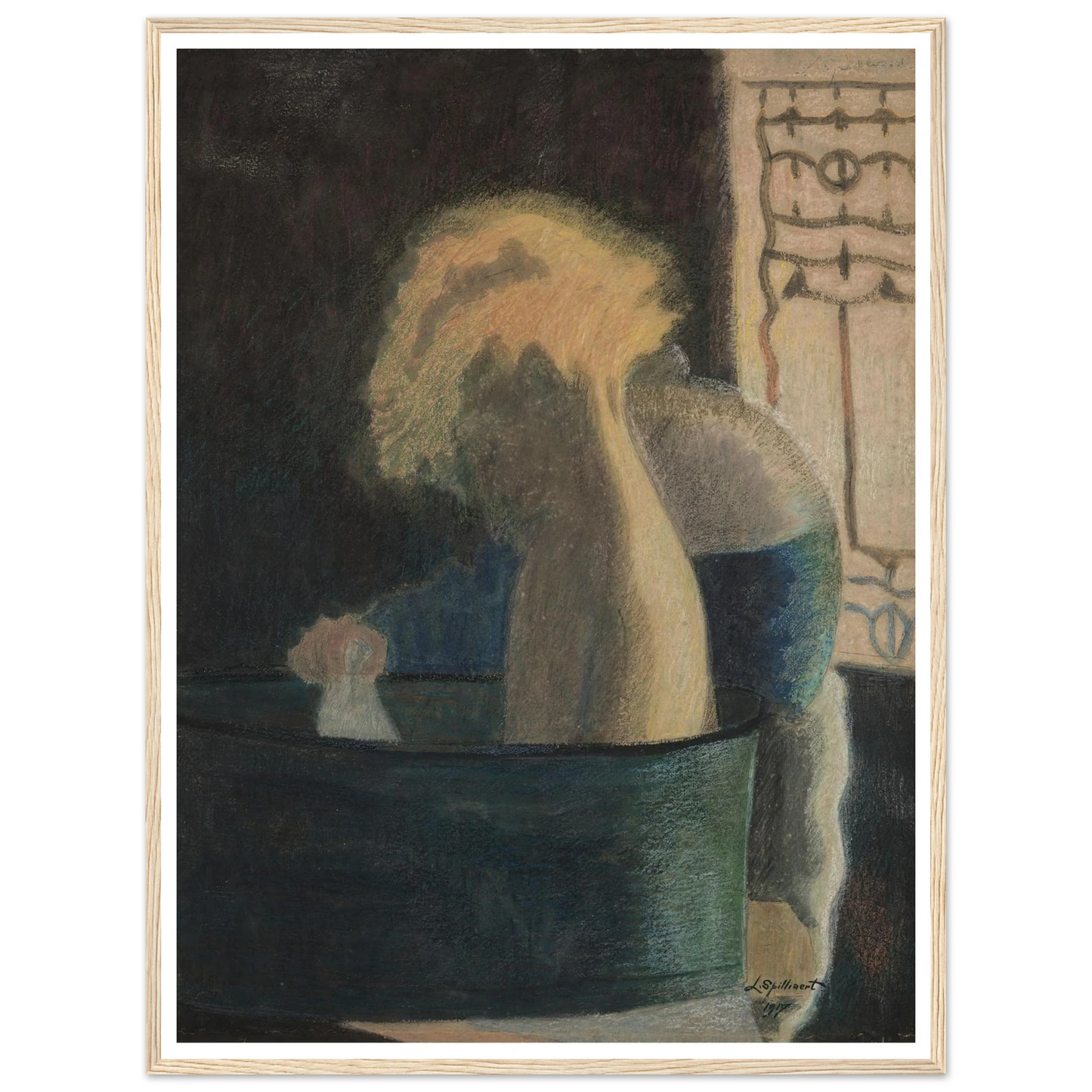Het bad (1917) Art Print | Leon Spilliaert-Quipham Collections