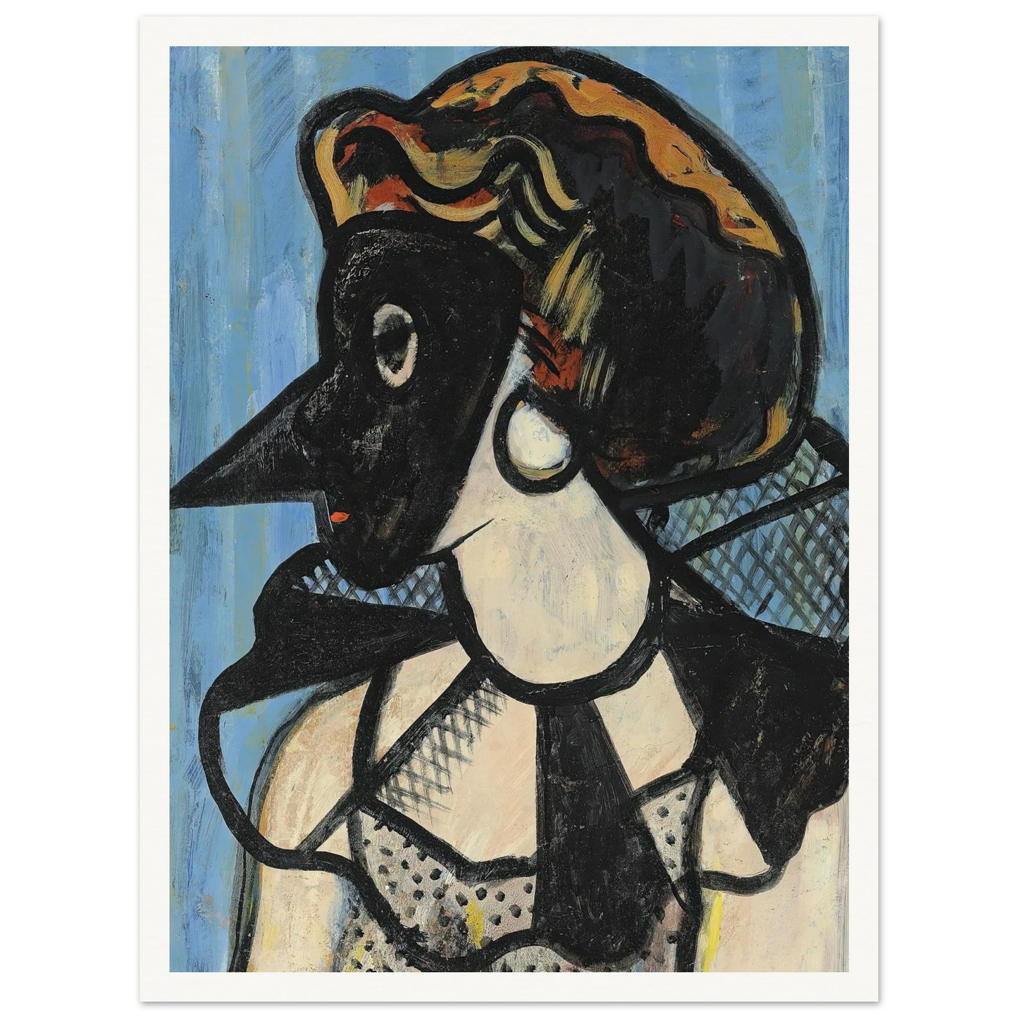Femme au masque (circa 1938-1939) Art Print | Francis Picabia-Quipham Collections