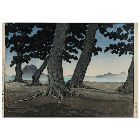 Sanuki kaiganji no hama (The beach at Kaiganji in Sanuki province) (1934) Art Print | Kawase Hasui-Quipham Collections