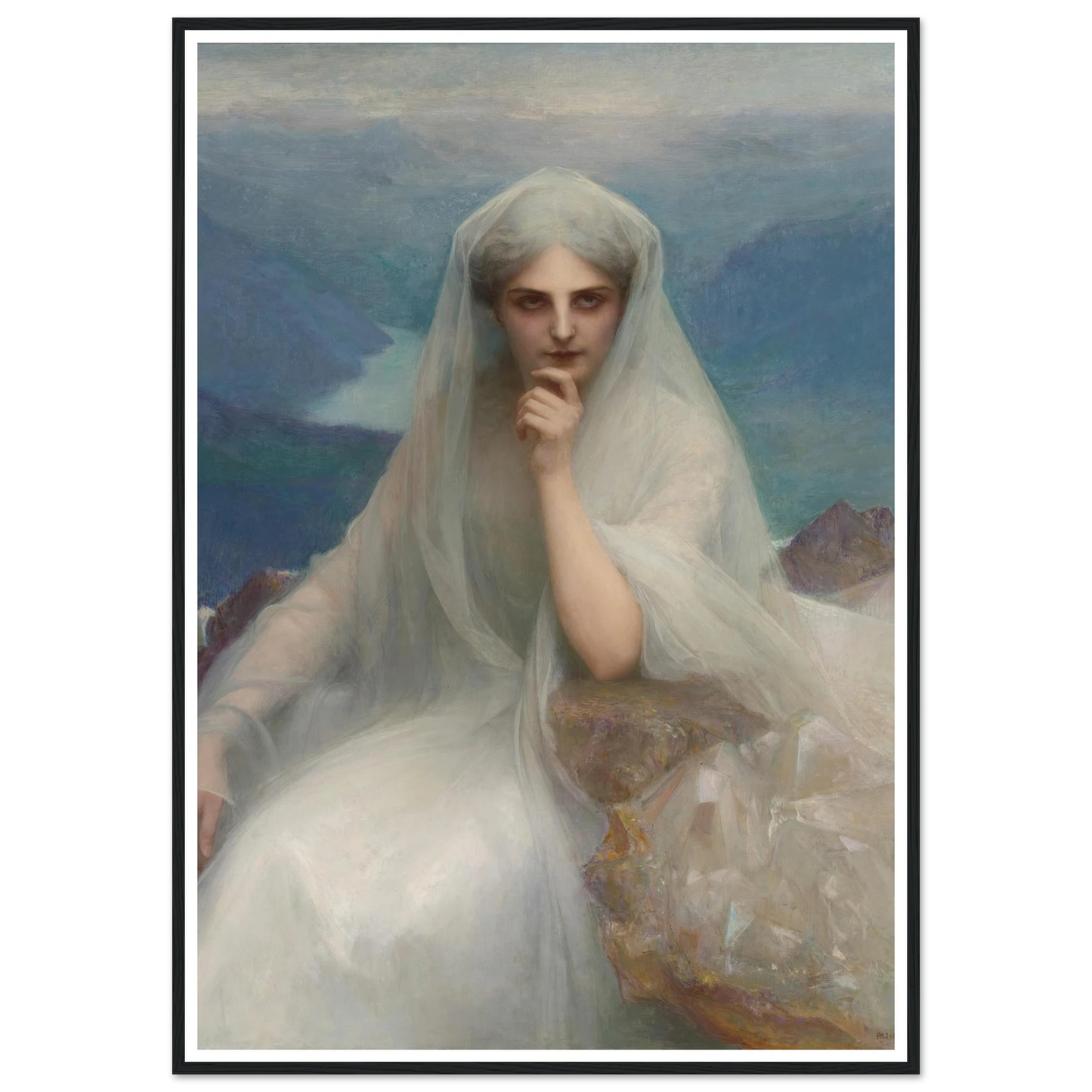 Sur Les Cimes (On The Summit) (1903) Art Print | Pascal Adolphe Jean Dagnan Bouveret-Quipham Collections