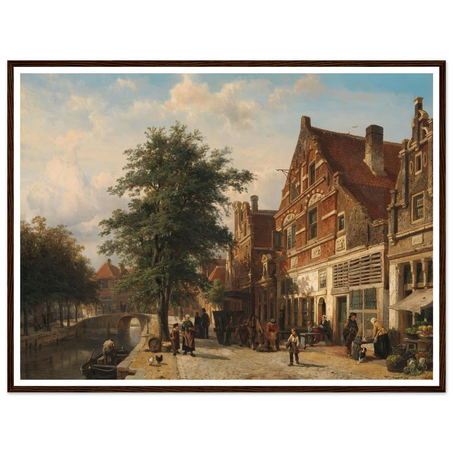 The Zuiderhavendijk, Enkhuizen (1868) Art Print | Cornelis Springer-Quipham Collections