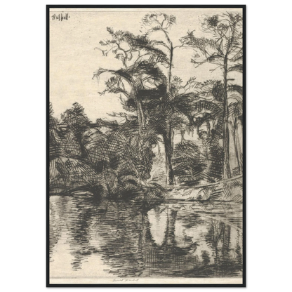 Alligator Pool (1914) Art Print | Ernest Haskell-Quipham Collections