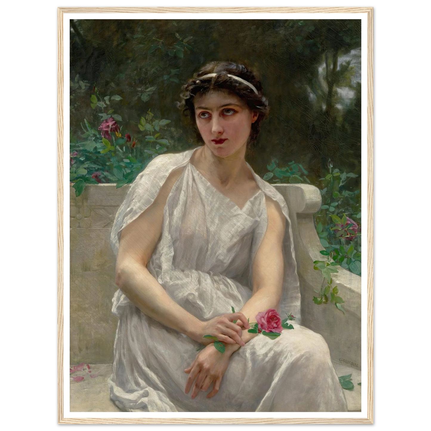 The Red Rose Art Print | Guillaume Seignac-Quipham Collections