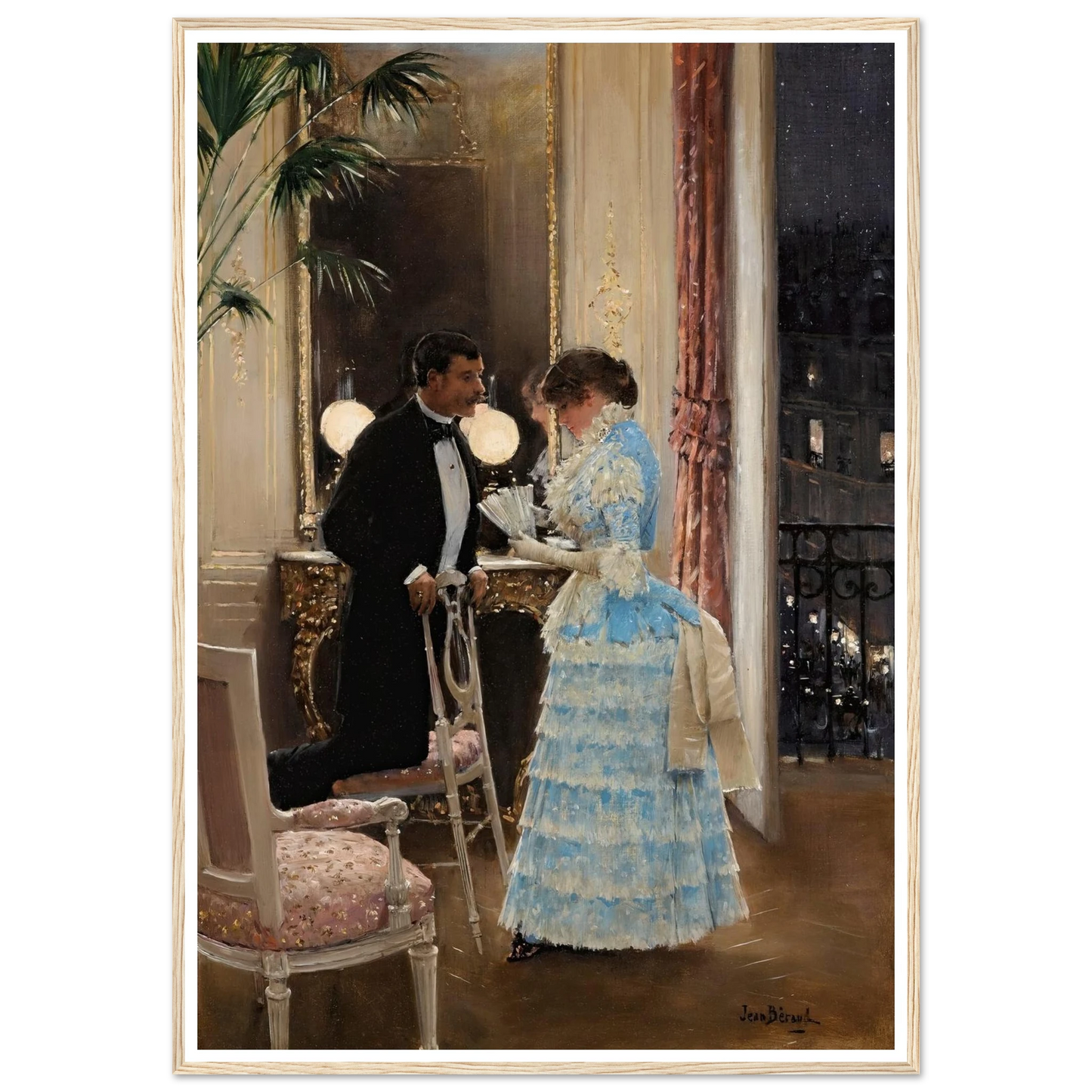 La Conversation Art Print | Jean Beraud-Quipham Collections