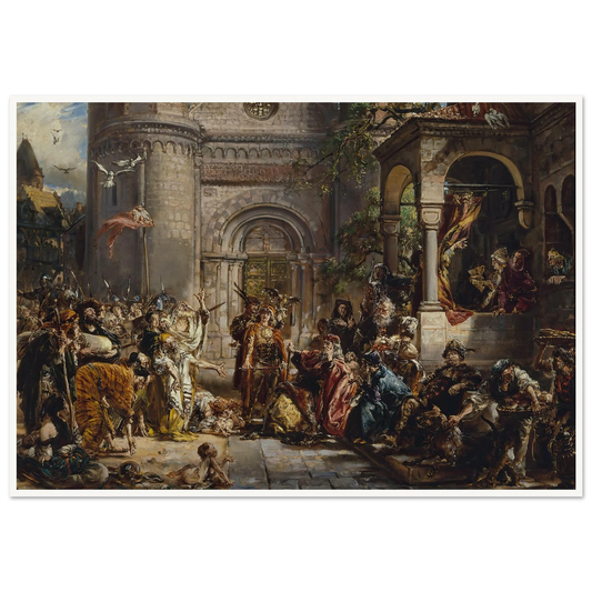 Reception of the Jews, from the series “History of Civilization in Poland” (1889) Art Print | Jan Matejko-Quipham Collections