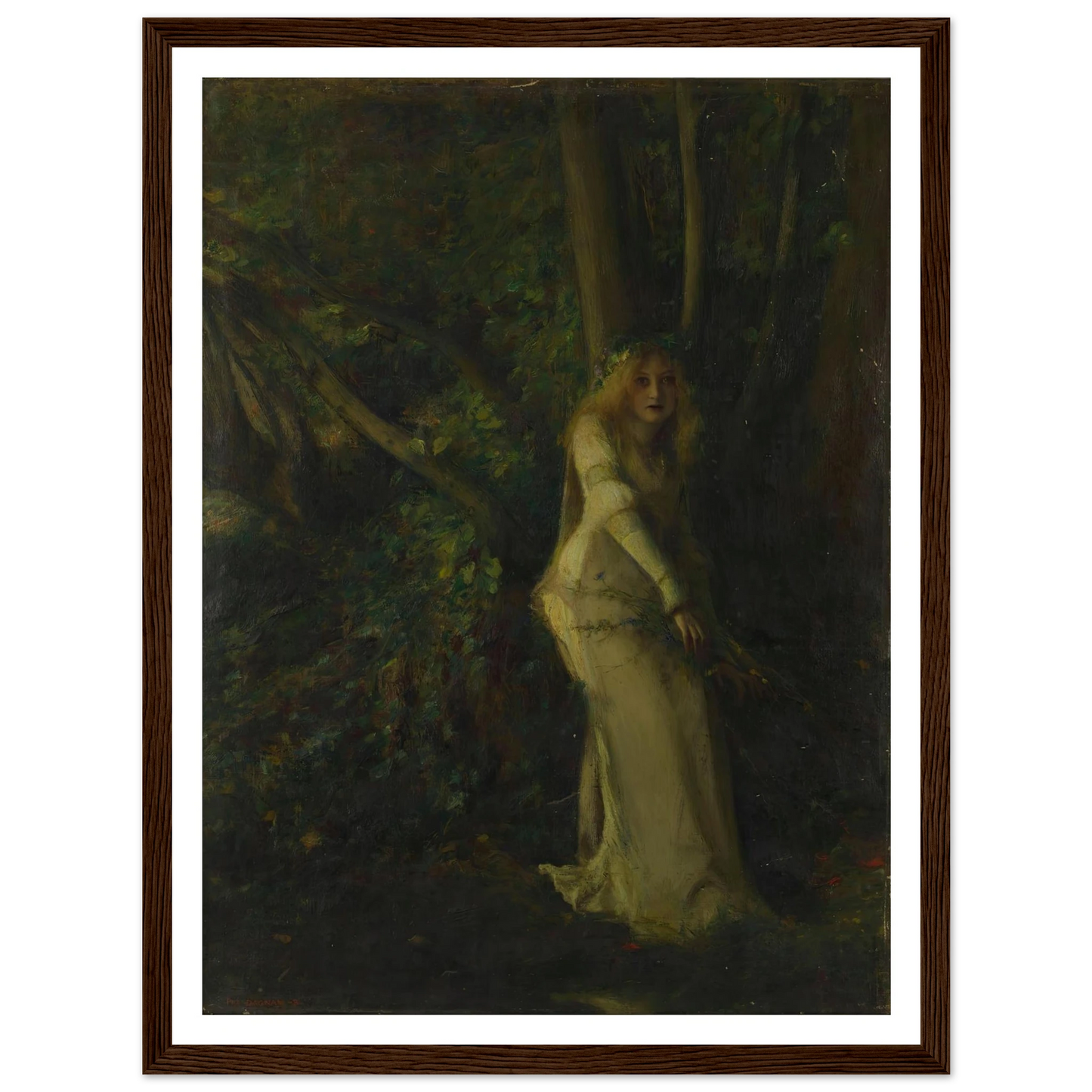 A Young Woman in the Play Art Print | Pascal Adolphe Jean Dagnan Bouveret-Quipham Collections