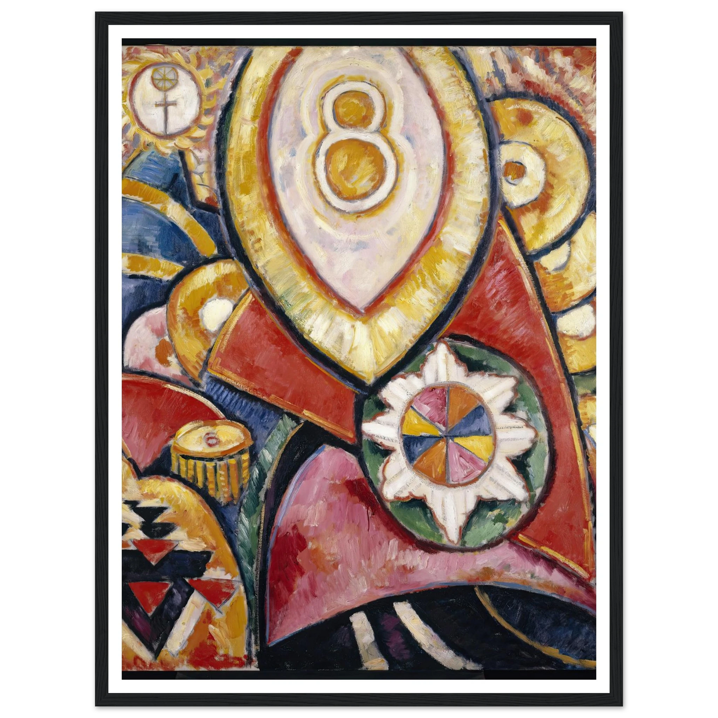 Painting No. 48 (1913) Art Print | Marsden Hartley-Quipham Collections