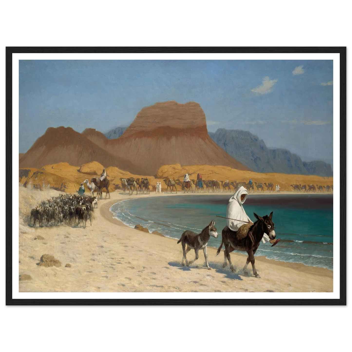 The Gulf of Aqaba (circa 1897) Art Print | Jean Leon Gerome-Quipham Collections