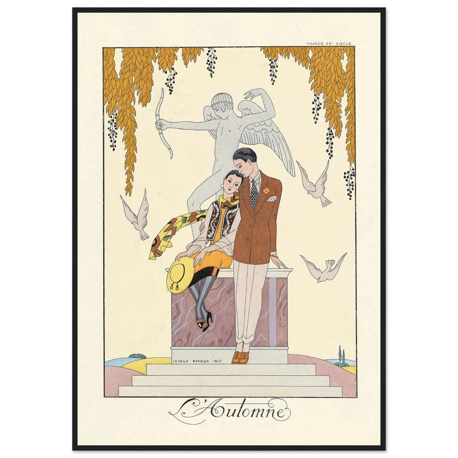 L’Automne (Autumn) (1922–1926) Art Print | George Barbier-Quipham Collections