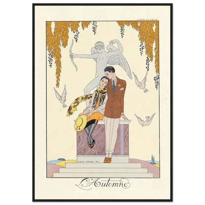 L’Automne (Autumn) (1922–1926) Art Print | George Barbier-Quipham Collections