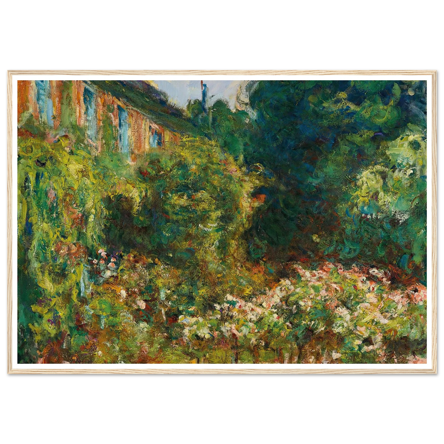 La maison de l’artiste à Giverny (1912) Art Print | Claude Monet-Quipham Collections