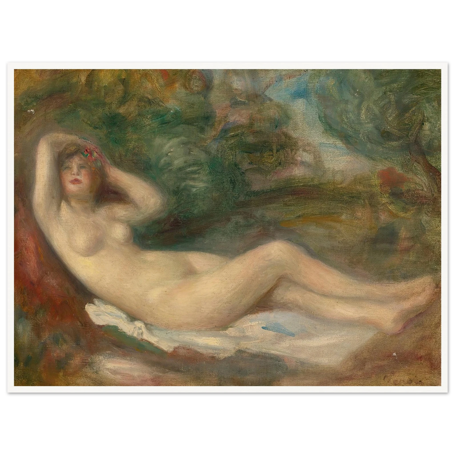 Étude De Nu (circa 1882) Art Print | Pierre Auguste Renoir-Quipham Collections