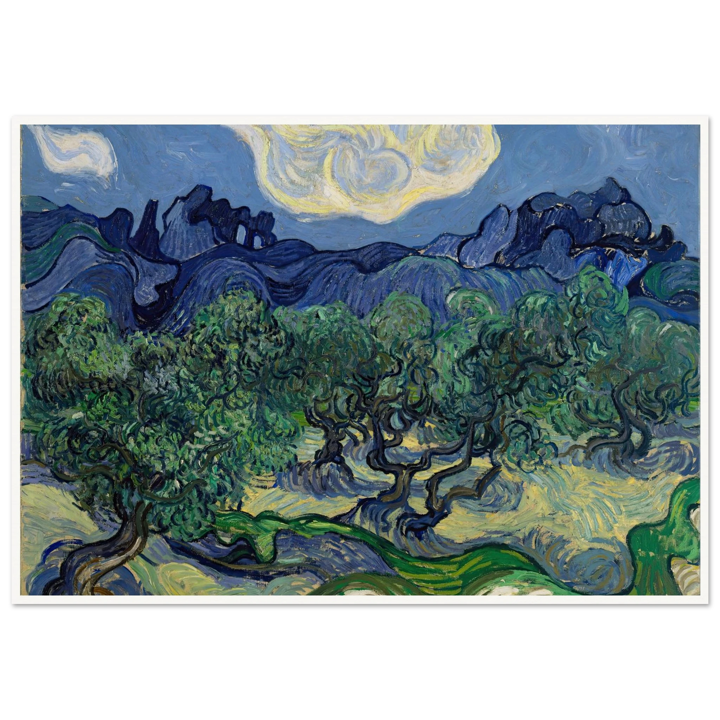 The Olive Trees (1889) Art Print | Vincent van Gogh-Quipham Collections