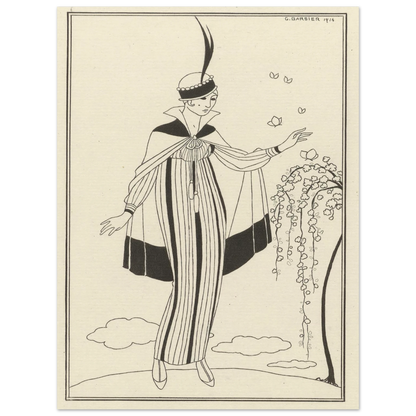Journal des Dames et des Modes, Costumes Parisiens, 1914, No. 150 (1914) Art Print | George Barbier-Quipham Collections
