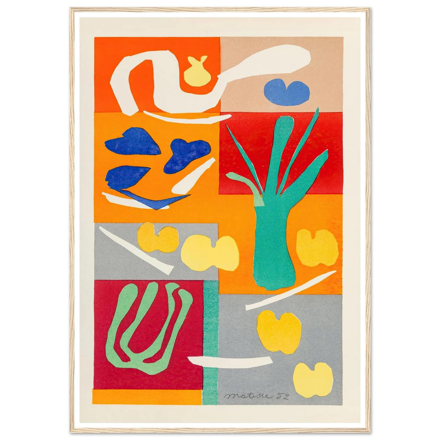 Végétaux (1952) Art Print | Henri Matisse-Quipham Collections