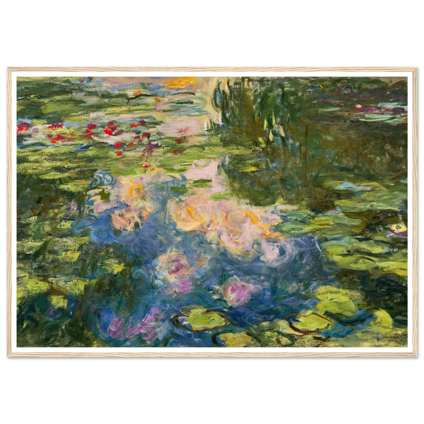 Le Bassin aux nymphéas (1917-19) Art Print | Claude Monet-Quipham Collections