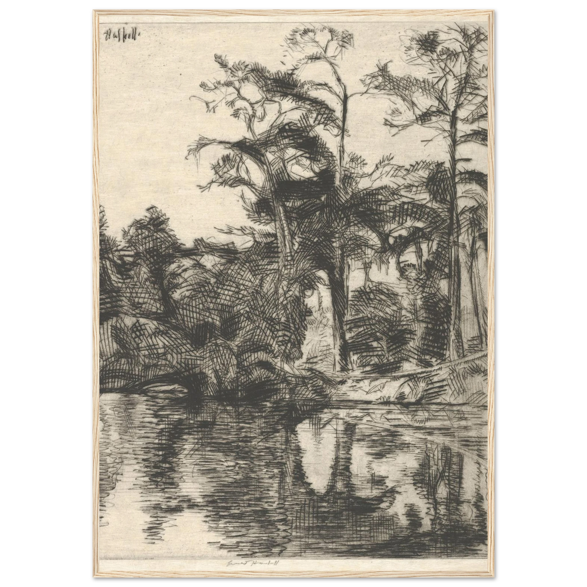 Alligator Pool (1914) Art Print | Ernest Haskell-Quipham Collections