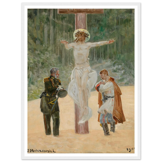 Reconciliation (Symbolic scene from the insurrection in 1863) (1904) Art Print | Jacek Malczewski-Quipham Collections