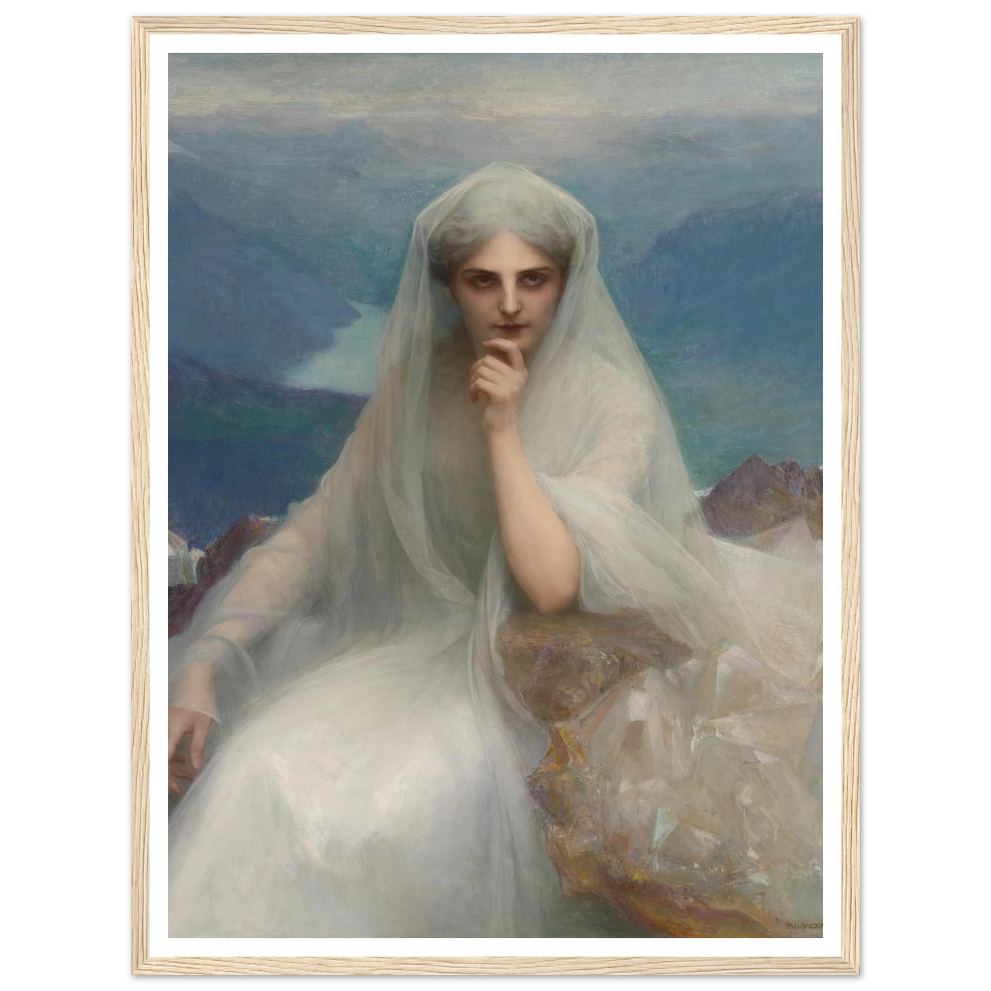 Sur Les Cimes (On The Summit) (1903) Art Print | Pascal Adolphe Jean Dagnan Bouveret-Quipham Collections